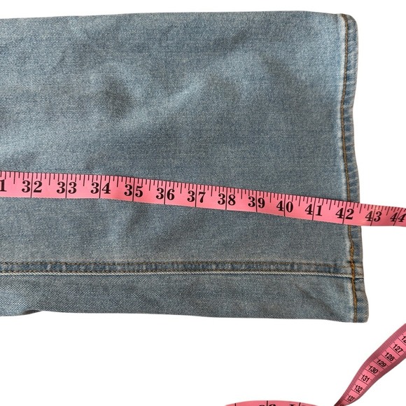 Old Navy Jeans Womens 8 Tall Wow Flare High Rise Light Wash 90s Y2k - Picture 11 of 11